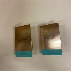 Tiffany & co Rose Gold Samples X3